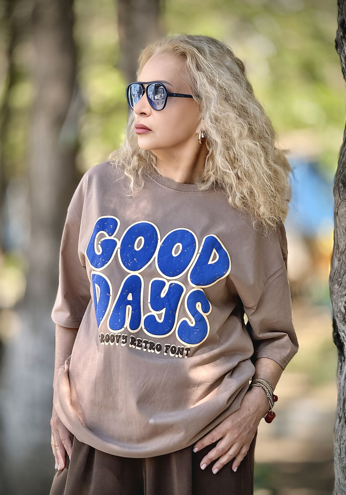 Базова футболка з принтом “Good days”